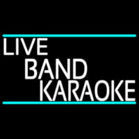 Live Band Karaoke Neonkyltti