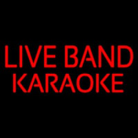 Live Band Karaoke Neonkyltti