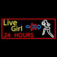 Live Girls 24 Hrs Neonkyltti