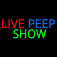Live Peep Show Neonkyltti