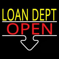 Loan Dept Open Neonkyltti