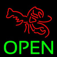 Lobster Open 1 Neonkyltti