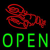 Lobster Open Block Neonkyltti
