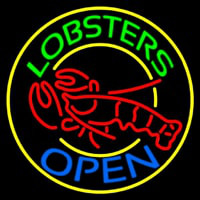 Lobsters Open Neonkyltti