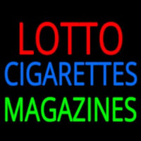 Lotto Cigarettes Magazines Neonkyltti