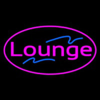 Lounge Oval Pink Neonkyltti