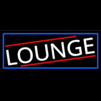 Lounge With Blue Border Neonkyltti