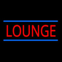 Lounge With Blue Lines Neonkyltti