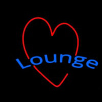 Lounge With Heart Neonkyltti