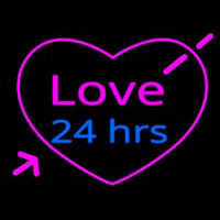 Love 24 Hrs Neonkyltti
