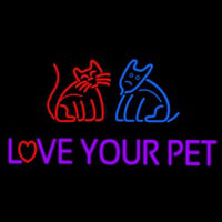 Love Your Pet Neonkyltti