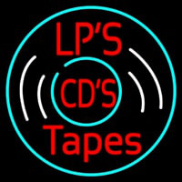 Lps Cds Tapes Neonkyltti