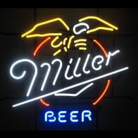 MILLER BEER LAGER BAR PUB Neonkyltti