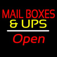 Mail Bo es And Ups Open White Line Neonkyltti