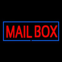 Mailbo  Block Blue Border Neonkyltti