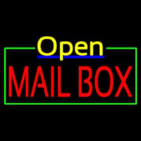 Mailbo  Open Neonkyltti