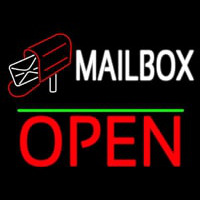 Mailbo  Red Logo With Open 1 Neonkyltti
