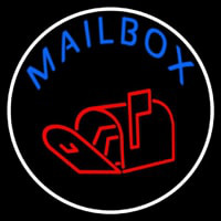 Mailbo  With Logo Circle Neonkyltti