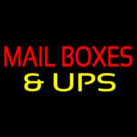 Mailbo es And Ups Neonkyltti