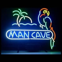 Man Cave Parrot Neonkyltti