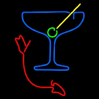 Martini Glass with Arrow Neonkyltti