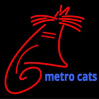 Metro Cats Neonkyltti