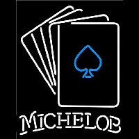 Michelob Cards Beer Sign Neonkyltti
