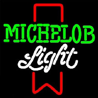 Michelob Light Red Ribbon Neonkyltti