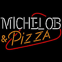 Michelob Pizza Beer Sign Neonkyltti