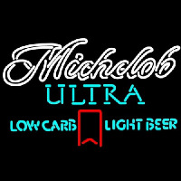 Michelob Ultra Light Low Carb Red Ribbon Neonkyltti