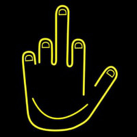 Middle Finger Fuck You Neonkyltti