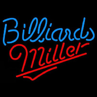 Miller Billiards Te t Pool Beer Sign Neonkyltti