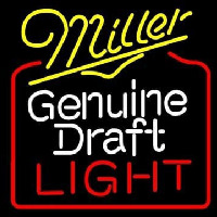 Miller Genuine Draft Golden Gate Bridge Wide Neonkyltti