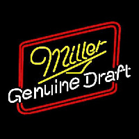 Miller Genuine Draft Hollywood Beer Sign Neonkyltti