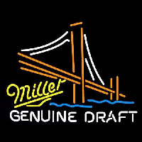 Miller Golden Gate Bridge Beer Sign Neonkyltti