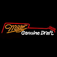 Miller Guitar Beer Sign Neonkyltti