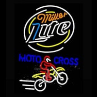 Miller Light Motocross Neonkyltti