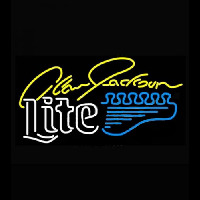 Miller Lite Alan Jackson Guitar Neonkyltti