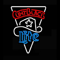 Miller Lite Clint Black Star Neonkyltti