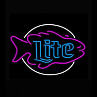 Miller Lite Fish Neonkyltti
