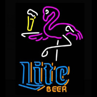 Miller Lite Flamingo Neonkyltti