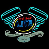 Miller Lite Free To Ride Rally For Great Taste Neonkyltti