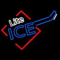 Miller Lite Ice Cube Guitar Neonkyltti