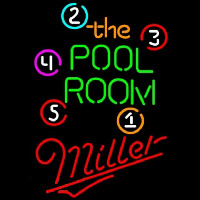 Miller Pool Room Billiards Beer Sign Neonkyltti