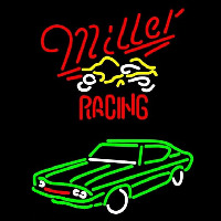 Miller Racing NASCAR Beer Sign Neonkyltti