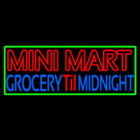 Mini Mart Groceries Till Midnight Neonkyltti
