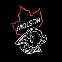 Molson Canadian Bulls Kauppa Avoinna Neonkyltti
