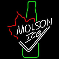 Molson Ice Bottle Neonkyltti