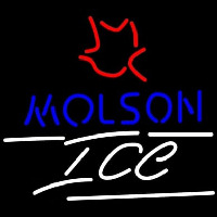 Molson Ice Small Maple Leaf Neonkyltti