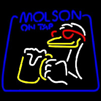 Molson On Tap Duck Neonkyltti